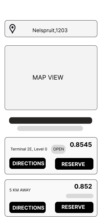 Location / ATM Finder wireframe